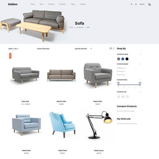 Shop With Right Sidebar